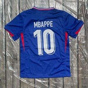 Mbappe #10 Euro Cup Home France Retro Soccer Football Jersey